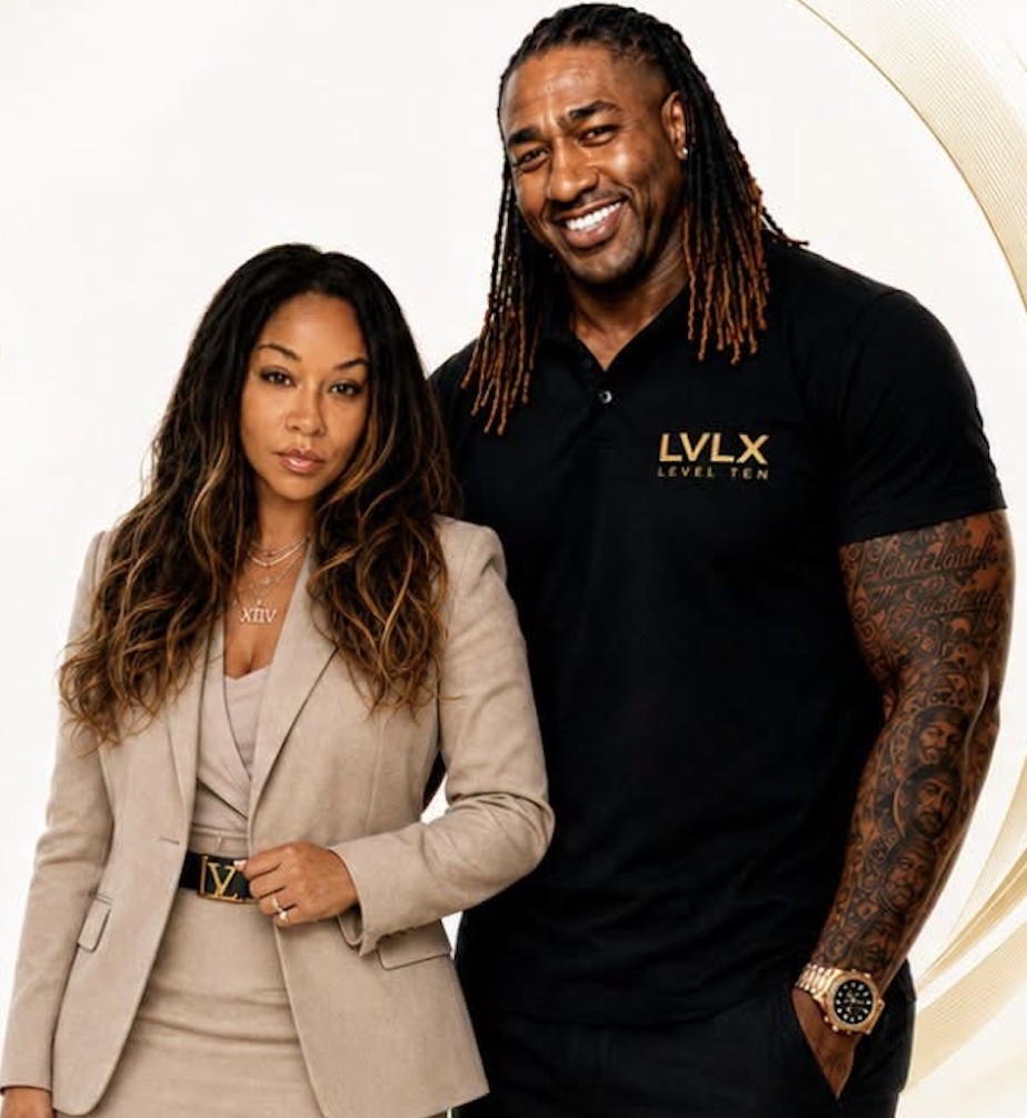 LVLX co-owners Stephanie Rae and Dr. Will Zanders in the approved company photograph.