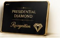 Existing Presidential Diamond Pool recognition artwork.