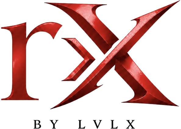 The official rX by LVLX logo.